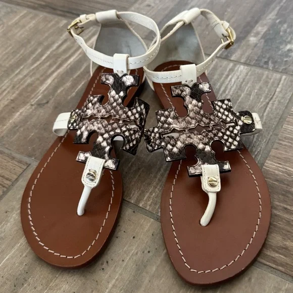 Tory Burch Phoebe Elba Thong Sandal size 6 - Picture 2 of 7